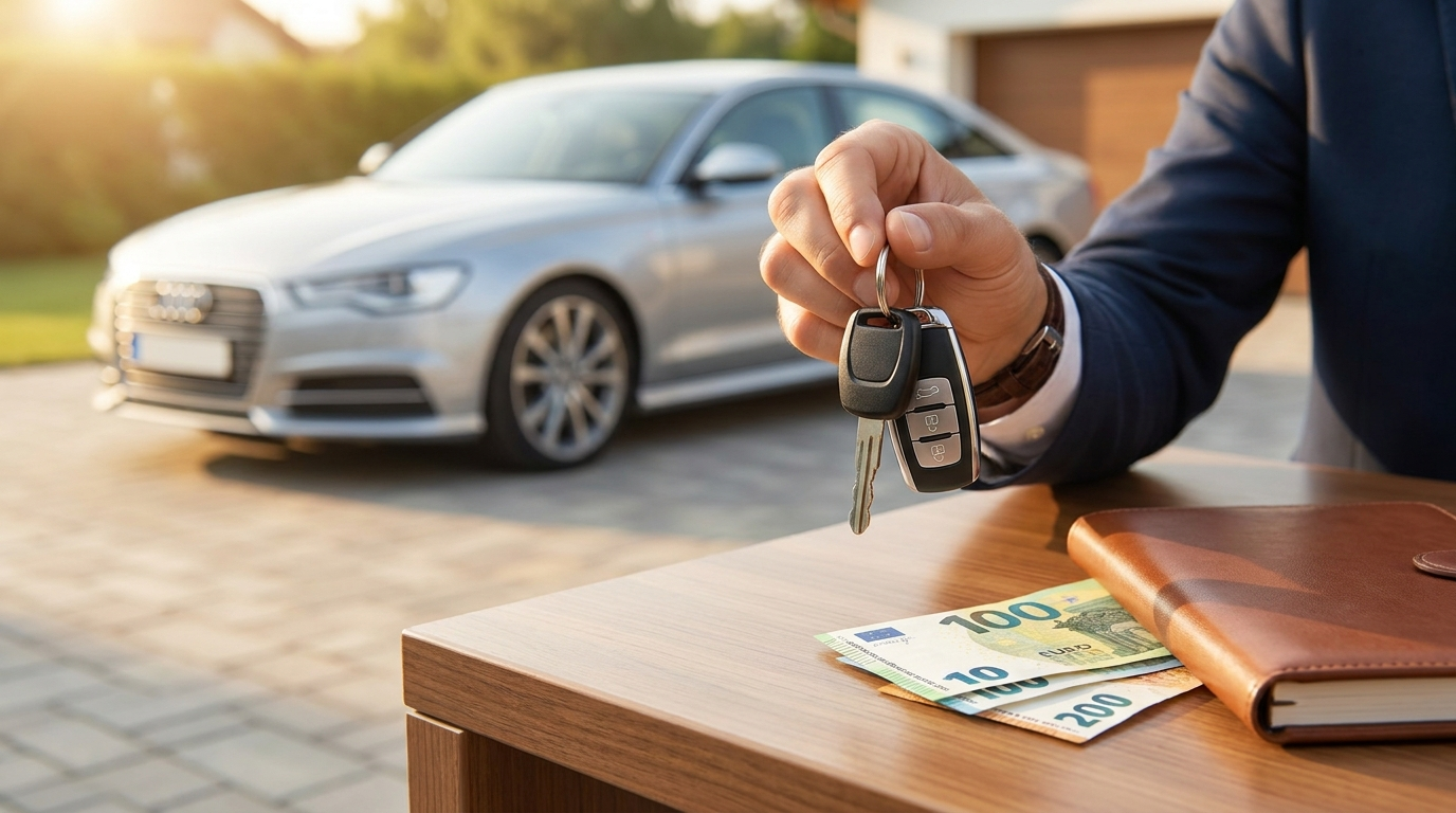 Autoverkauf - Schlüsselübergabe